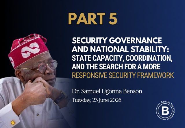 SECURITY GOVERNANCE AND NATIONAL STABILITY