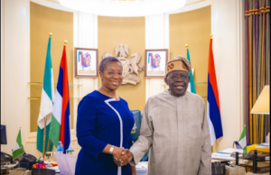 Tinubu Receives NBA President-Elect at Aso Rock