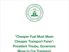 Tinubu, Governors Target Cheaper Transport Fares From October